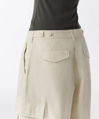 MUSINSA STANDARD WOMAN MUSINSA STANDARD WOMAN Women's Wide Cargo Bermuda Pants (Cream)