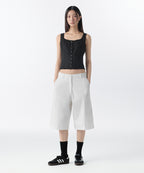 MUSINSA STANDARD WOMAN MUSINSA STANDARD WOMAN Women's Wide Cargo Bermuda Pants (White)