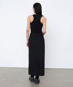 MUSINSA STANDARD WOMAN MUSINSA STANDARD WOMAN Nylon Banding Long Skirt Black