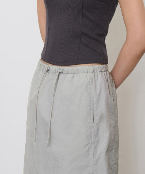 MUSINSA STANDARD WOMAN MUSINSA STANDARD WOMAN Skirt Women's Nylon Banding Long