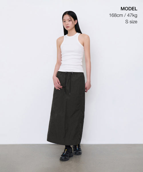 MUSINSA STANDARD WOMAN MUSINSA STANDARD WOMAN Skirt Gunmetal
