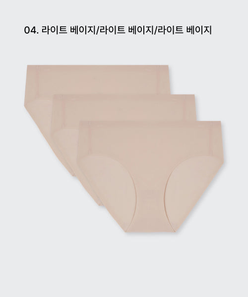 MUSINSA STANDARD WOMAN Seamless Panties 3 Pack
