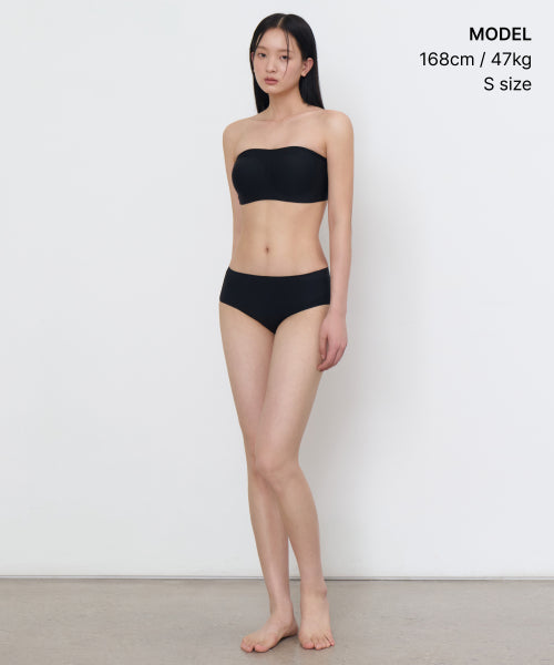 MUSINSA STANDARD WOMAN MUSINSA STANDARD WOMAN Women's Seamless Off Shoulder Bra [Black] Size S