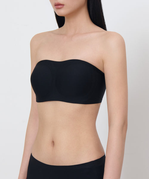 MUSINSA STANDARD WOMAN MUSINSA STANDARD WOMAN Women's Seamless Off Shoulder Bra [Black] Size S