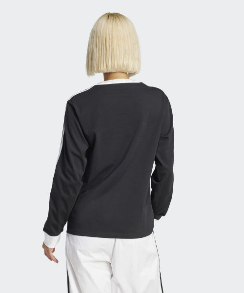 ADIDAS ADIDAS T-Shirt Regular Long Sleeve - Black