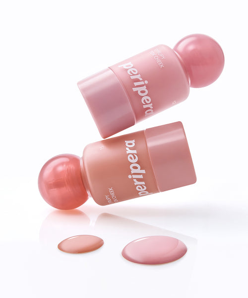 peripera peripera Syrup Skin Talk Cheek Mini Heart Puff Set