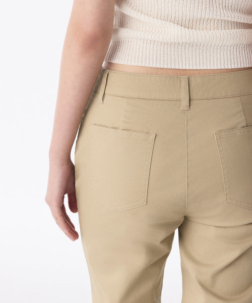 MUSINSA STANDARD WOMAN MUSINSA STANDARD WOMAN Women's Cotton Capri Pants (Beige)