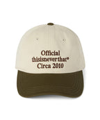 THISISNEVERTHAT THISISNEVERTHAT Times Cap Beige/Brown