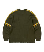 THISISNEVERTHAT THISISNEVERTHAT Striped Knit L/S Top Olive