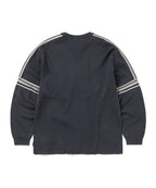 THISISNEVERTHAT THISISNEVERTHAT Striped Knit L/S Top Navy
