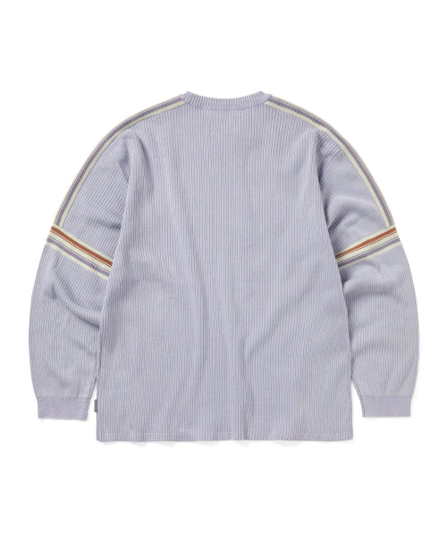 THISISNEVERTHAT THISISNEVERTHAT Striped Knit L/S Top Lavender