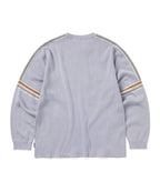 THISISNEVERTHAT THISISNEVERTHAT Striped Knit L/S Top Lavender