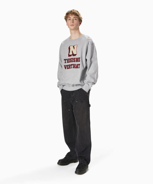 THISISNEVERTHAT THISISNEVERTHAT Sweatshirt Cross Stitched Crewneck