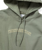 THISISNEVERTHAT THISISNEVERTHAT Arch-Logo W Hoodie Light Olive