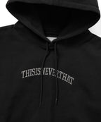 THISISNEVERTHAT THISISNEVERTHAT Arch-Logo W Hoodie Black