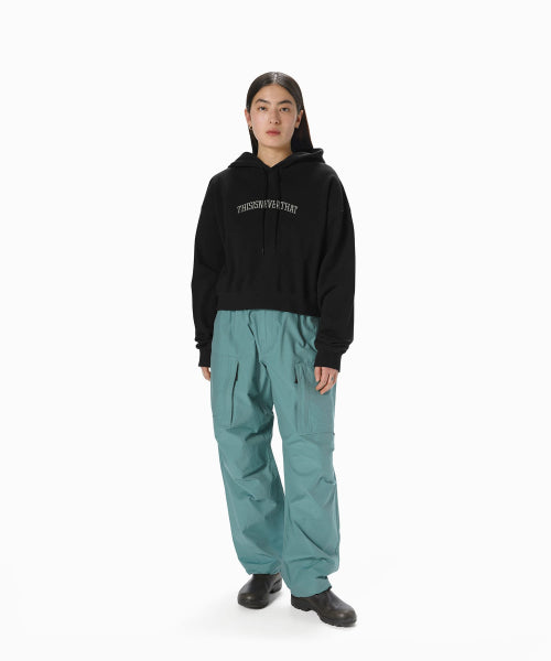 THISISNEVERTHAT THISISNEVERTHAT Arch-Logo W Hoodie Black