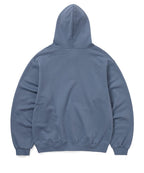 THISISNEVERTHAT THISISNEVERTHAT Quarter Button Hoodie Steel Blue