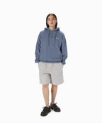 THISISNEVERTHAT THISISNEVERTHAT Quarter Button Hoodie Steel Blue