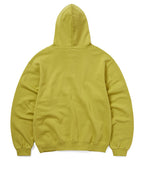 THISISNEVERTHAT THISISNEVERTHAT Quarter Button Hoodie Lime Green