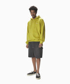 THISISNEVERTHAT THISISNEVERTHAT Quarter Button Hoodie Lime Green