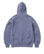 THISISNEVERTHAT THISISNEVERTHAT Overdyed Embroidery Hoodie Purple Grey