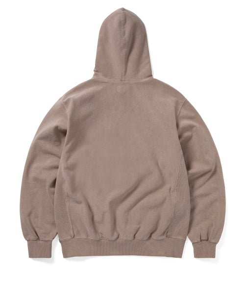 THISISNEVERTHAT THISISNEVERTHAT Overdyed Embroidery Hoodie Dusty Pink