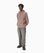 THISISNEVERTHAT THISISNEVERTHAT Overdyed Embroidery Hoodie Dusty Pink