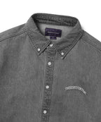 THISISNEVERTHAT THISISNEVERTHAT Washed Denim Shirt Grey