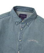 THISISNEVERTHAT THISISNEVERTHAT Washed Denim Shirt Washed Blue