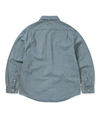THISISNEVERTHAT THISISNEVERTHAT Washed Denim Shirt Washed Blue