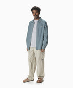 THISISNEVERTHAT THISISNEVERTHAT Washed Denim Shirt Washed Blue