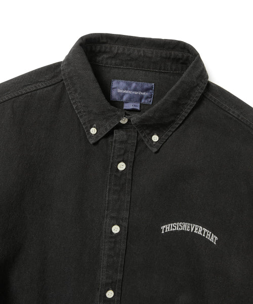 THISISNEVERTHAT THISISNEVERTHAT Washed Denim Shirt Black