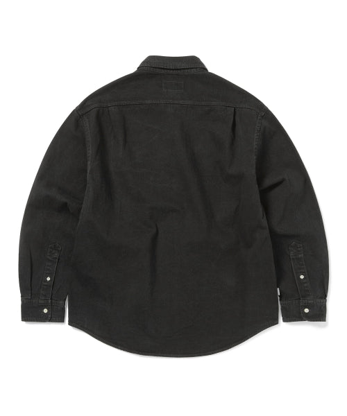 THISISNEVERTHAT THISISNEVERTHAT Washed Denim Shirt Black