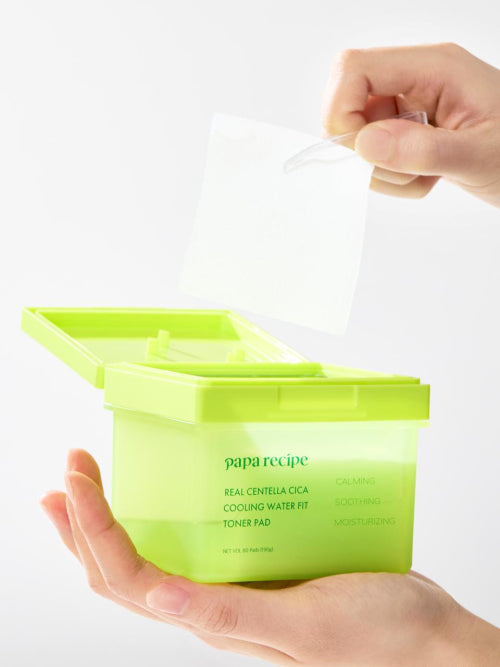 PAPARECIPE PAPARECIPE Real Centella Cica Cooling Water Fit Toner Pad (80 sheets)