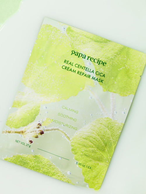 PAPARECIPE PAPARECIPE Real Centella Cica Cream Repair Mask (10 sheets)
