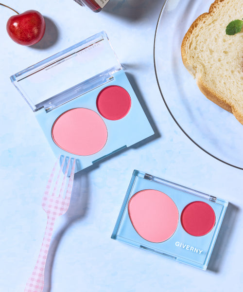 GIVERNY GIVERNY Fluffy Dual Blusher 3 Colors