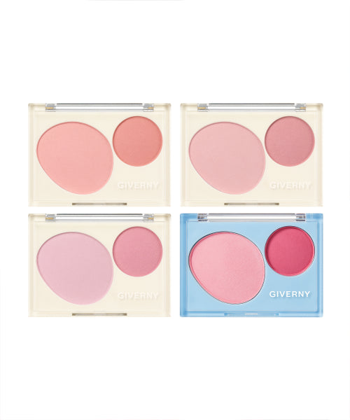 GIVERNY GIVERNY Fluffy Dual Blusher 3 Colors
