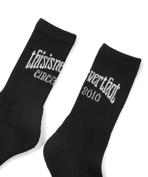THISISNEVERTHAT THISISNEVERTHAT RS-Logo Socks Black