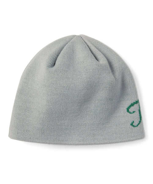 THISISNEVERTHAT THISISNEVERTHAT Script-Logo No Cuff Beanie Grey
