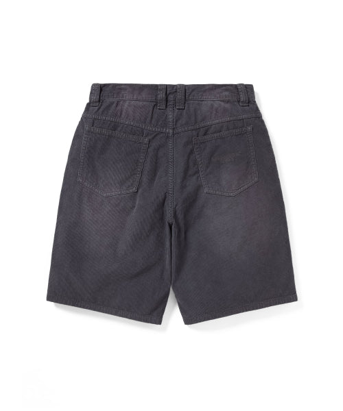 THISISNEVERTHAT THISISNEVERTHAT Overdyed Corduroy Short Dark Purple