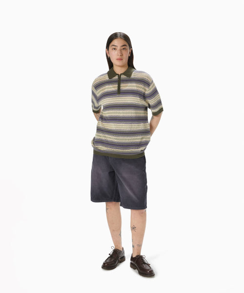 THISISNEVERTHAT THISISNEVERTHAT Overdyed Corduroy Short Dark Purple