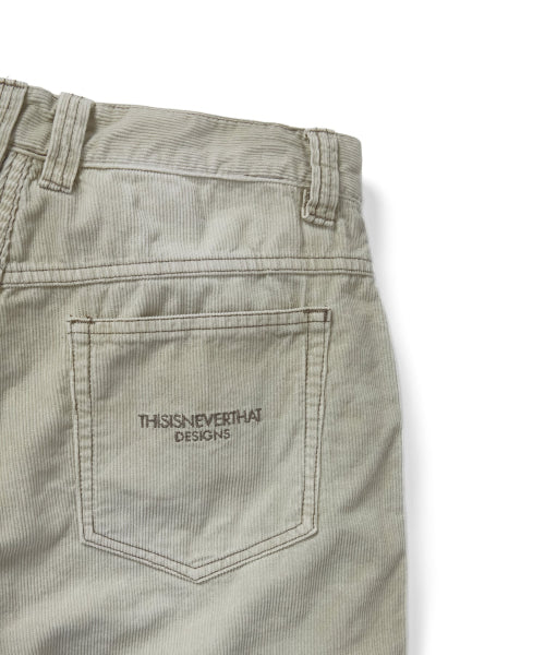 THISISNEVERTHAT THISISNEVERTHAT Overdyed Corduroy Short Beige
