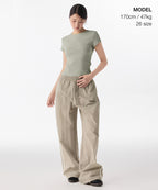 MUSINSA STANDARD WOMAN MUSINSA STANDARD WOMAN Women's Pants Light Beige