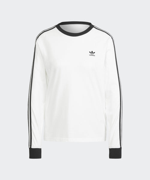 ADIDAS ADIDAS T-Shirt Regular Long Sleeve - White