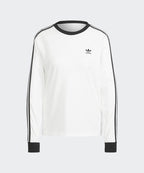 ADIDAS ADIDAS T-Shirt Regular Long Sleeve - White