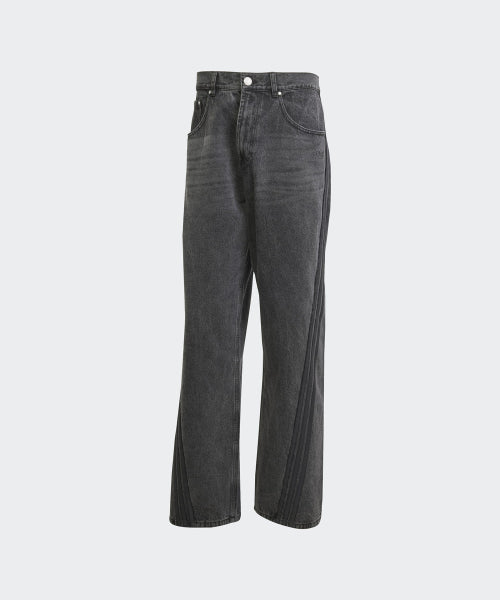 ADIDAS ADIDAS Denim Pants Loose Fit - Black