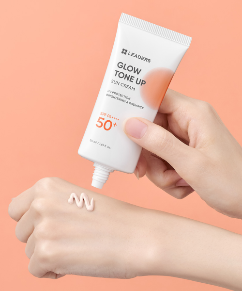 LEADERS COSMETICS LEADERS COSMETICS Glow Tone Up Mixed Tea Sun Cream SPF 50