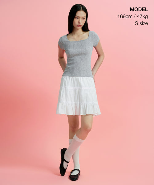 MUSINSA STANDARD WOMAN MUSINSA STANDARD WOMAN T-Shirt Cap Sleeve