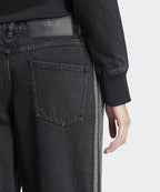 ADIDAS ADIDAS Denim Track Pants - Black