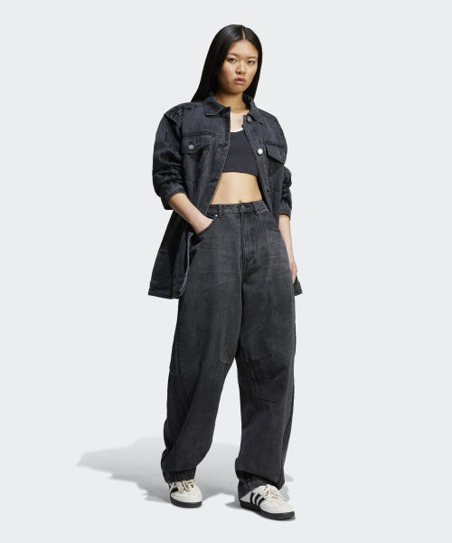 ADIDAS ADIDAS Adilenium 3 Denim Shirt Jacket - Black